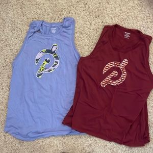 2 Peloton Tanks Tops
